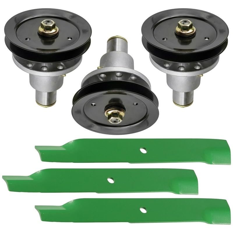 #US Replacement Parts Deck Spindle Pulley & Blade for Exmark Turf for Ranger Tracer FMD524 604 for Lazer Z AS (diep#1725-21745)