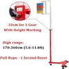 Jump Measurement Tester Floor Standing Vertical Height Exercise Device Measure Stick Pole Tool,Adjustable Vertical Jump Tester, Vertical Challenger Jump Tester Measurement Tool High Jump Tra view 2