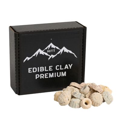 HITT Premium Edible Clay Mix Candybox Candy Shaped Assorted Clay Chunks for Eating, PICA cravings and ASMR Food Content Creators Handpicked, Organic, Ready to Eat PICA Snack 3,5 oz / 100 g