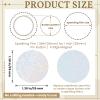 200 Pcs Badge Protective Film 35mm (1.38 in), 8 Styles of Holographic Glitter, Badge Film for 1 Inch 25mm Button Maker Machine, 25mm Button Making Supplies view 2