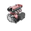 ENGINEDIY GS-L4 Engine Model Kit withTurbocharger, 36CC DOHC Inline 4-Cylinder Four-Stroke Electric Engine Model That Works for Adults, RTR view 1