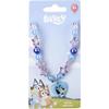 Bluey Children's Necklace with Heart Pendant | Jewellery for Girls Over 3 Years with Stars Beads and Original Design view 1
