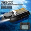 GoolRC V030 Remote Control Bait Boat, 2.4Ghz GPS Fishing Boats with Auto Return, LCD Screen, 6.6lbs Load Capacity, LED Lights, 2624ft Long Range Control RC Bait Boat for Adults view 2