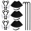 21 Pcs Mouse Costume 3 Set Halloween Costume Accessories for Women Tutu Skirt Mouse Ears Blind Cane White Gloves Tail Sunglasses Bowtie Ser for Party Cosplay (3) view 1