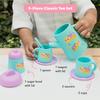 Tiger Tribe Silicone Tea Set for Kids - 9pc Starlight Party Pretend Playset, BPA-Free, Safe for Toddlers, Indoor Outdoor Activities, Ages 1+ view 3