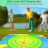 Airaperto Battle Golf Chipping Game,Upgrade 80x80 Large Chipping Mat,Play Outdoor Sticky Golf for Adults,Unique Multiplayer Indoor Outdoor Friends Family Yard Target Game view 2