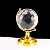 Antique Instrument Crystal Glass Globe with Gold Stand for Prosperity & Positive Energy/Vastu Home Decor Item/Office Table Decor/Paper Weights/Succes & Good luck Gift for Men,Student,Children 60mm Medium view 3