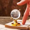 Antique Instrument Crystal Glass Globe with Gold Stand for Prosperity & Positive Energy/Vastu Home Decor Item/Office Table Decor/Paper Weights/Succes & Good luck Gift for Men,Student,Children 60mm Medium view 4