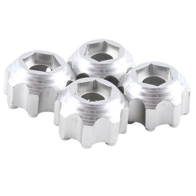 4Pcs Wheel for Adapter 3.8 Inch Wheel for Adapter for PL Proline 3.8 Inch 8X32 to 17Mm Wheel for Replacement Silver