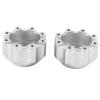 4Pcs Wheel for Adapter 3.8 Inch Wheel for Adapter for PL Proline 3.8 Inch 8X32 to 17Mm Wheel for Replacement Silver view 2