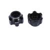 NFGHTRUU for RCAWD 2/4 pcs Wheel Hex Adapters 6x30 to 17mm for PRO633800 for 1/10 Proline Series Wheel Tires for Parts(Black 1) view 4