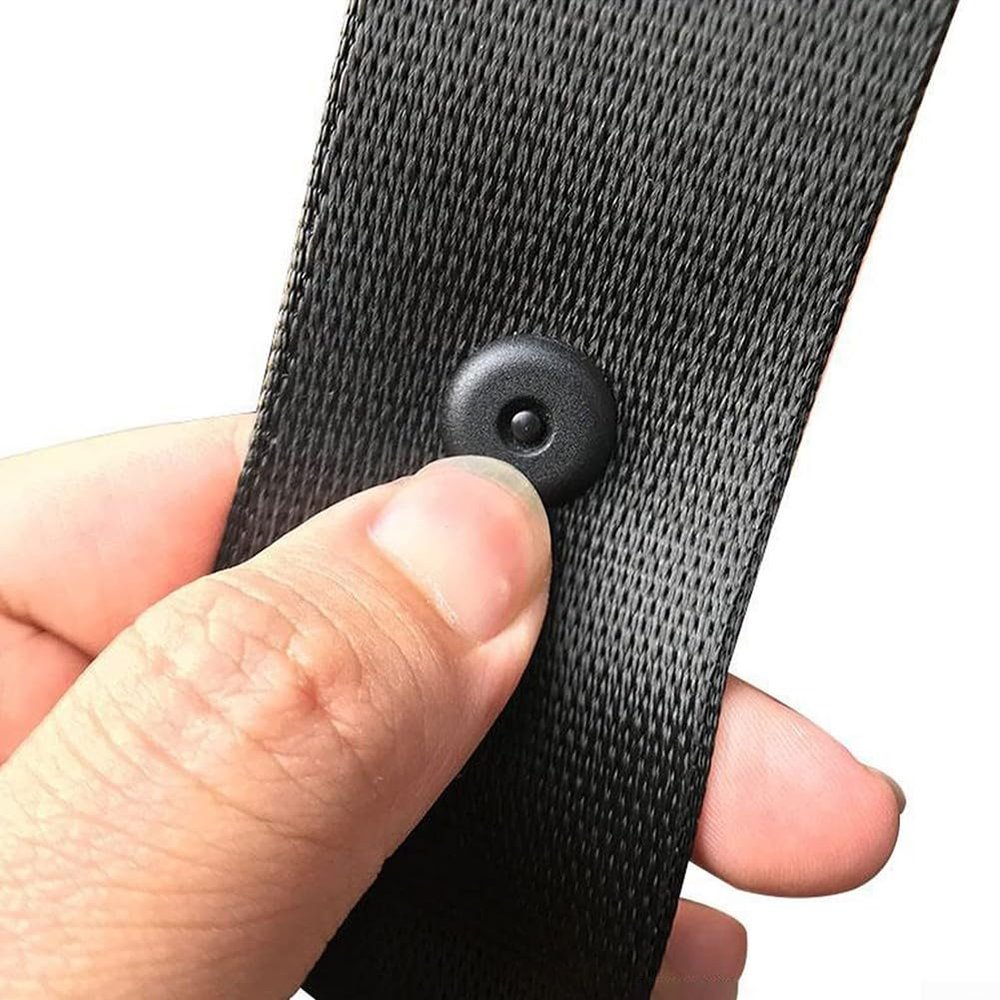 4 Pairs of Seat Belt Button Clips Kit to Secure Buckle and Prevent Slipping