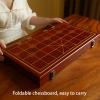 2 Player Chinese Chess Strategy Board Games Travel Board Game Set with Ebony Pieces and Foldable Chessboard(4.8cm/1.9in) view 3