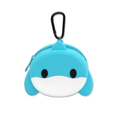 Dragon Village Official Merch Silicone Waterproof Mini Pouch with Zipper, Small Cosmetic & Travel Organizer, Inner Portable Bag for Coins, Earphones, Lip Balm for Daily Use