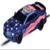 Carrera 64290 Chevrolet Camaro Stars 'n Stripes 1:43 Scale Analog Slot Car Racing Vehicle GO Slot Car Toy Race Track Sets view 1
