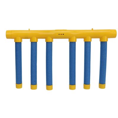 Akozon Falling Sticks Catching Game Hand Eye Coordination and Reactivity Training Ornaments for Fun Yellow and Blue Design
