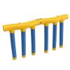 Akozon Falling Sticks Catching Game Hand Eye Coordination and Reactivity Training Ornaments for Fun Yellow and Blue Design view 3