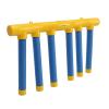 Akozon Falling Sticks Catching Game Hand Eye Coordination and Reactivity Training Ornaments for Fun Yellow and Blue Design view 4