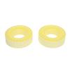 SUNGOOYUE Silicone Tires Insert, 2Pcs 2.2in Silicone Double Layer Hollow Tires Liners for 1/10 Crawler Cars (Yellow) view 1