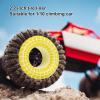 SUNGOOYUE Silicone Tires Insert, 2Pcs 2.2in Silicone Double Layer Hollow Tires Liners for 1/10 Crawler Cars (Yellow) view 3