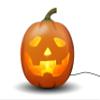 ANIMAT3D Jabberin' Jack Motion Sensor 12 Inch XL Talking Animated Orange Pumpkin with Built in Video Projector and Speaker Includes 80 Minutes of Content view 1