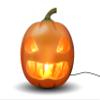 ANIMAT3D Jabberin' Jack Motion Sensor 12 Inch XL Talking Animated Orange Pumpkin with Built in Video Projector and Speaker Includes 80 Minutes of Content view 3
