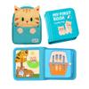 Lucky Cat Montessori Busy, Toddler Backpack Activity Set, Educational Play Book for Preschool Learning, Back-to-School Gift Idea, Travel Toy for Kids, My First Book, Waterproof Backpack Included. view 1