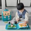 Lucky Cat Montessori Busy, Toddler Backpack Activity Set, Educational Play Book for Preschool Learning, Back-to-School Gift Idea, Travel Toy for Kids, My First Book, Waterproof Backpack Included. view 2