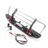 BOQEXSS for Traxxas for Redcat for TRX4 for Scout II Gen8 1/10 Alloy Front Bumper with Lights RC for Racing Crawler Car Rc Bumpers view 2
