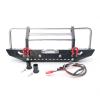 BOQEXSS for Traxxas for Redcat for TRX4 for Scout II Gen8 1/10 Alloy Front Bumper with Lights RC for Racing Crawler Car Rc Bumpers view 3