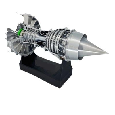 27CM Aircraft Turbofan Engine Model Kit DIY Electric Turbofan Engine Assembly 3D Printing Desktop Gift(2)