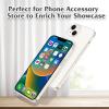 Dummy Fake Phone Model, Looks Like The Real Phone Compatible with Phone 14, for Cell Phone Store Display or Send a Toy Phone 14 for Kids (White Rainbow-Front) view 4
