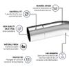 Tube Warehouse - 2.5 inch Exhaust Pipe Straight 4ft Mild Steel 48" inches Universal Fit 2-1/2 inch Exhaust Pipe Custom DIY Tubing view 2