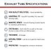Tube Warehouse - 2.5 inch Exhaust Pipe Straight 4ft Mild Steel 48" inches Universal Fit 2-1/2 inch Exhaust Pipe Custom DIY Tubing view 4
