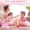 Kids Non Toxic Makeup Sets for Girls Age 3 4 5 6 7 8 9 10 Year Old, Birthday Christmas Valentines Gifts for Girls, Personalized Purse with Toddler Play Pretend Make Up Kit - P view 3