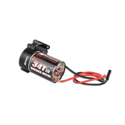 RCAWD 370 45T Brushed Motor with Stainless Complete Transmission for 1/18 Traxxas TRX4M RC Crawler Upgrade Parts