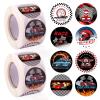 1000pcs Racing Stickers, Self-Adhesive Car Tire Wheel Stickers for Racing Theme Party Decor Vehicles Helmets Bike Motorbike Motorcycle Decorations for Kid view 1