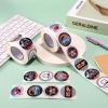 1000pcs Racing Stickers, Self-Adhesive Car Tire Wheel Stickers for Racing Theme Party Decor Vehicles Helmets Bike Motorbike Motorcycle Decorations for Kid view 3