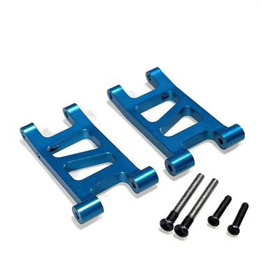 Compatible with MJX 1/14 14301 14302 Modification Accessories Parts Upgrade Metal Rear Lower Swing arm(SkyBlue)