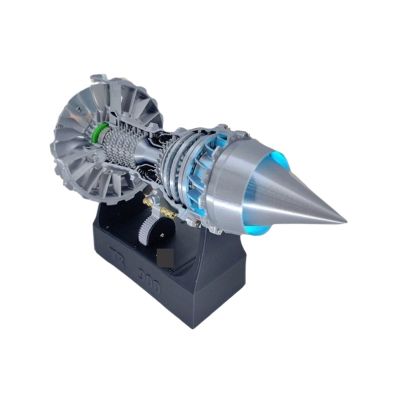 27CM Aircraft Turbofan Engine Model Kit DIY Electric Turbofan Engine Assembly 3D Printing Desktop Gift(1)