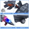2Pcs Military Fighter Jet Toy Airplane 4-8 8-12 with Light Up & Sounds Toy Airplane Model Pull Back Diecast Alloy Army Metal Toy Aircraft Birthday Gift for 3 5 6 7 9 10 11 Boy Toys Girl Toddler view 3