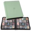 20-Pocket Card Binder, Trading Card Binder Holds 2000 Cards, Premium Zippered Trading Card Album Compatible with TCG, Game & Sports Cards (Soft Green) view 1