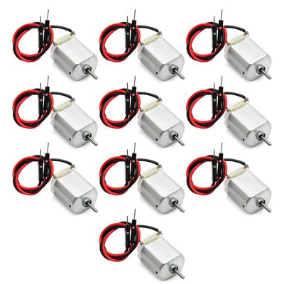 10Pcs DC Motor 1-6V 130 Motor Miniature DC Motors Micro Mini Motor