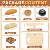 Acelane Wooden Bakery Food Playset, Kids Pretend Play Bread Cutting Food Set Toys for Boys Girls, Educational Kitchen Wooden Food Toys for Toddler & Kids 3+ Ages Birthday Gift view 2