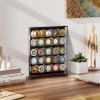 Acrylic Coin Display Case With 5 Tiers, Clear Holder For 45, Door Included, Dimensions 10.2 X 11.8 X 2 In view 4