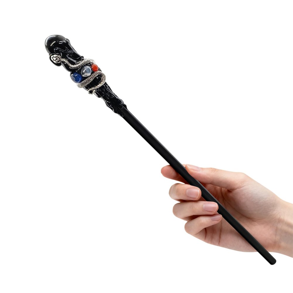 Knana Crystal Magic Wand Witches Wand for Wizard Cosplay Party Accessories