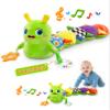 Baby Toys 0-6 Months, Washable Baby Musical Caterpillar Toys with 10 Children's Songs,Rattles,Teething Toys,Suitable for 0-6, 6-12 Months Infant Tummy Time Toy,Newborn Baby Boy&Gril Toy(Green) view 1