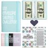 100 Days Money Saving Challenge Coin Envelope Budgetstorage Book, Mini 100 Envelopes Money Saving Challenge Book, Budget Binder for Cash Saving, Easy and Fun Way to Save $5,050(Blue) view 1