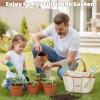 Dreamon Gardening Set Toys for Kids, Quality Garden Tool Kit Includes Tote Bag, Gloves, Shovel, Rake, Cultivator, Watering Can, STEM Learning Outdoor Gifts for Kids Toddlers view 2