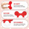 2 Packs Baby Teething Toys for Babies 3-6 6-12 MonthsBPA Free Soft and Silicone Infant Teething Relief Soothing Sore Gums Baby Teethers Toys view 4